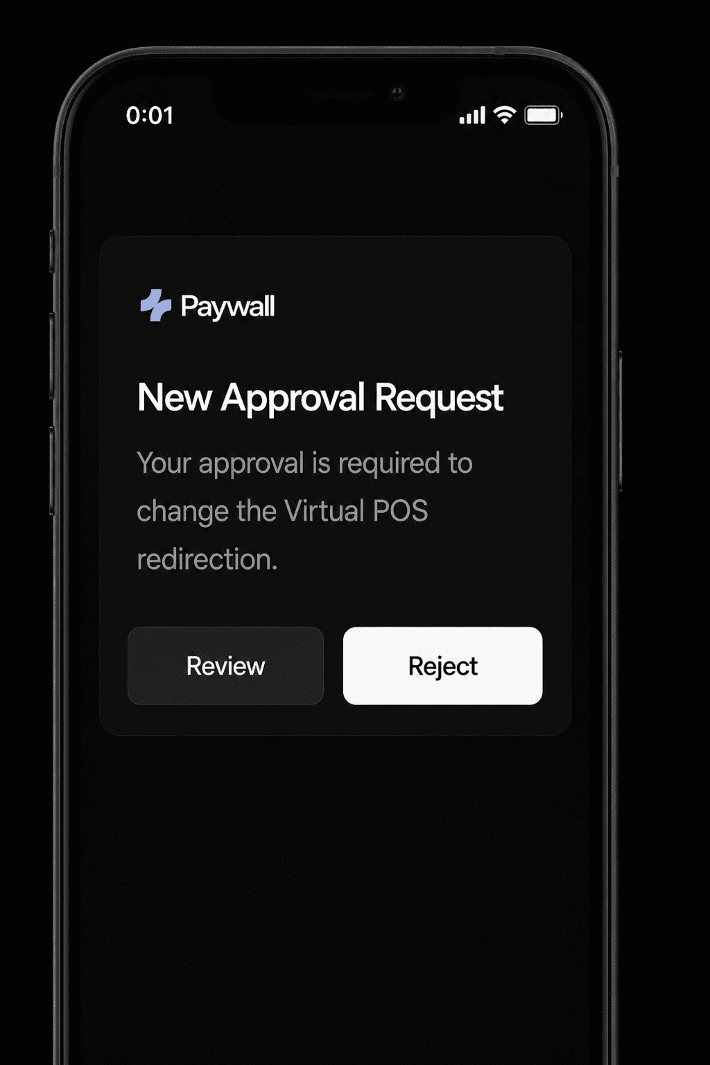 Mobile notification preview